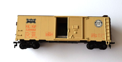 Coche de colección Athearn 734-012 escala HO Frisco SL-SF #129802 40' caja de acero | Condition: Used