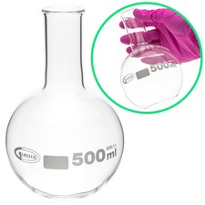 500 ml Stehkolben, Borosilikatglas 3.3, Enghals, verstärkt