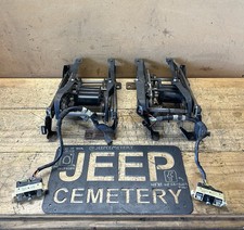 84-94 Jeep Cherokee Xj Oem Power Electric Seat Mounting Brackets Pair Oem Tested