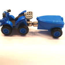 Bob der Baumeister, Scrambler, Sprinti, Quad u. Anhänger m drehb. Verdeck,Magnet