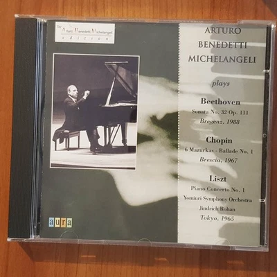 ARTURO BENEDETTI MICHELANGELI plays beethoven chopin liszt VG+/VG+ (CD Album) - Bild 1 von 4