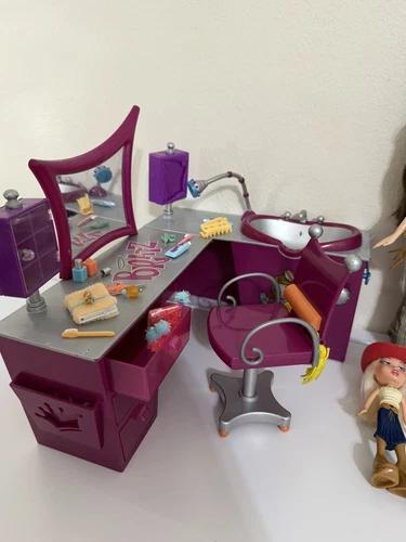 Bratz Stylin’ Hair Studio Salon Rock Angelz Yasmin Jade Girls Nite Out Dana Lot - Imagen 2 de 13