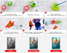 Paint by Number for Adults Jesus Paint by Numbers Christ Religion Paint by Nu...