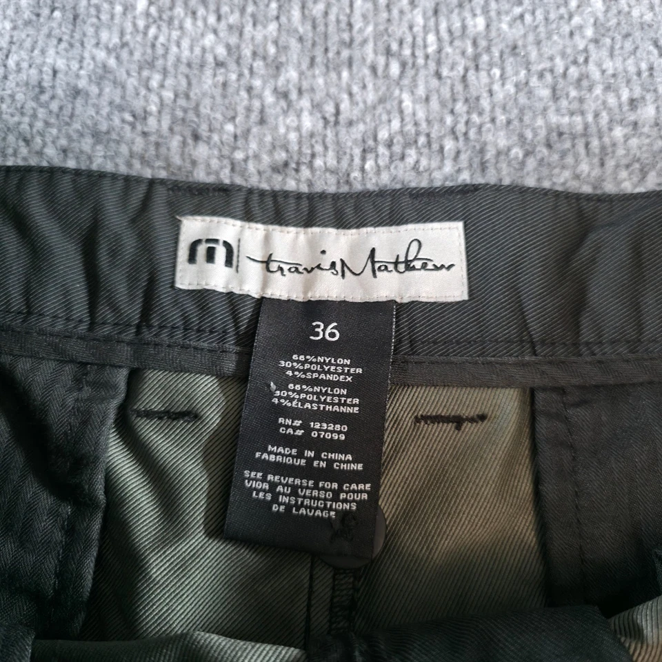 Pantalones Cortos Travis Mathew Para Hombre Talla 36 Gris Golf Informal Caminar Foto 3 de 4