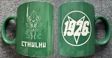 H P Lovecraft CTHULHU 1926 Pentagram 22 Oz Ceramic Mug ~ Surreal Entertainment