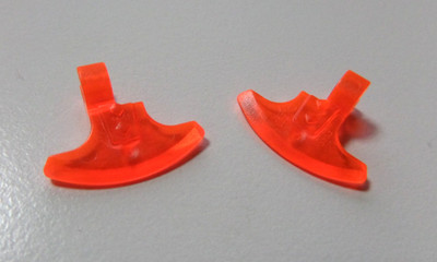 2x Lego 53705 53454 Ninjago Chima Axt trans neon orange 6127014
