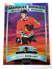 2019 - 20 ADAM BOQVIST O-PEE-CHEE PLATINUM SUNSET 170 NHL HOCKEY CARD BLACKHAWKS