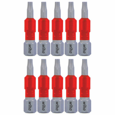 Wiha Tools 76510 MaxxTor Impact Insert Bit Torx T10 - 29mm - 10 Pack