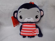 Fisher Price Stuffed Plush Monkey Soothing Doll 8"