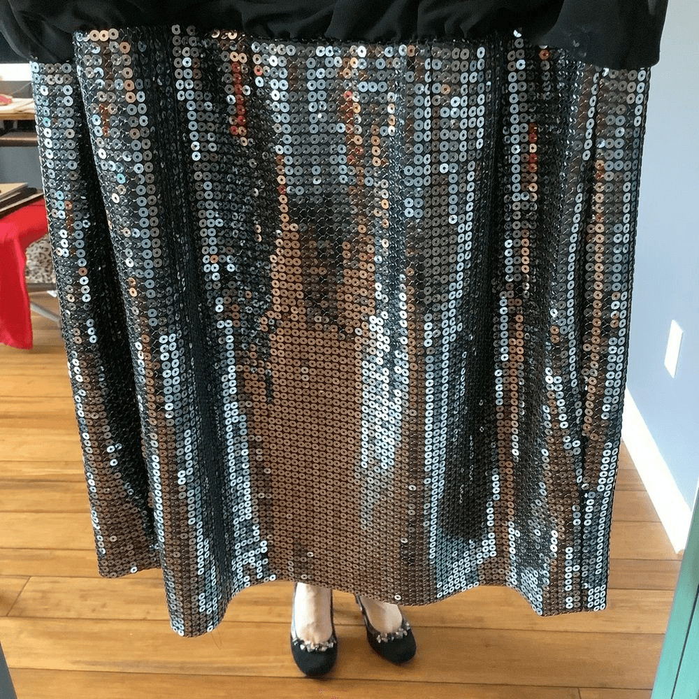 Cache Flapper Style Sequined Dress. - image 5