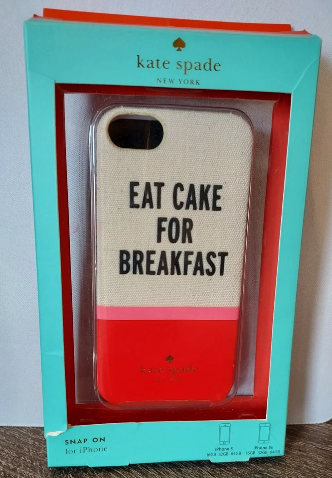 Funda a presión Kate Spade New York Eat Cake for Breakfast para iPhone 5 5s Foto 3 de 4