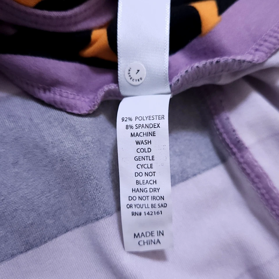 LuLaRoe Leggings TC Alto y Curvilíneo Púrpura Negro Halloween Bruja Manos Ojos ¡Nuevo! Foto 4 de 4