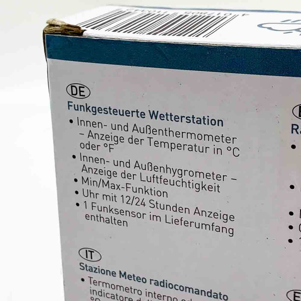 Mebus AN1201 Funk- Wetterstation mit Außensensor Hygrometer Thermometer