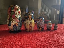 Nativity Scene Russian Nesting Dolls