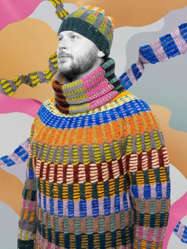 Stephen West ::Hiberknitting no.3:: shawls, socks, hats, sweater - Image 4 of 4