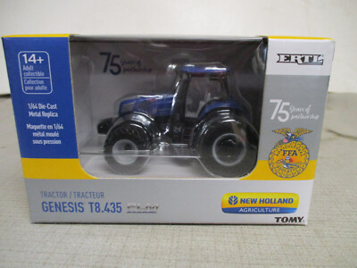 Ertl New Holland T8.435 Toy Tractor ''2023 FFA Edition'' 1/64 Scale, NIB