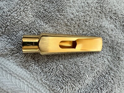 JodyJazz DVALTO7 Alto Saxophone Mouthpiece - Gold with gold power ring ligature