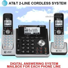 AT T TL88102 / TL88202 2-LINE DECT 6.0 - 2 CORDLESS PHONE SYSTEM - BRAND NEW