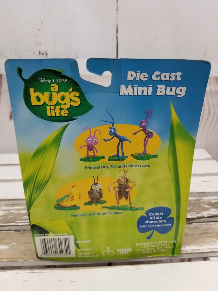 Thinkway Pixar bug's Life toy Action Figure Die Cast flik 642002 ...