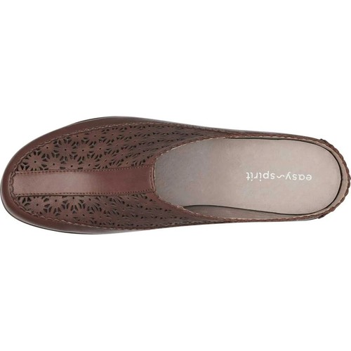 Easy Spirit Damen Dusk Laser Cut Leder Freizeit Pantoletten, braun Größe 11W - Bild 2 von 6