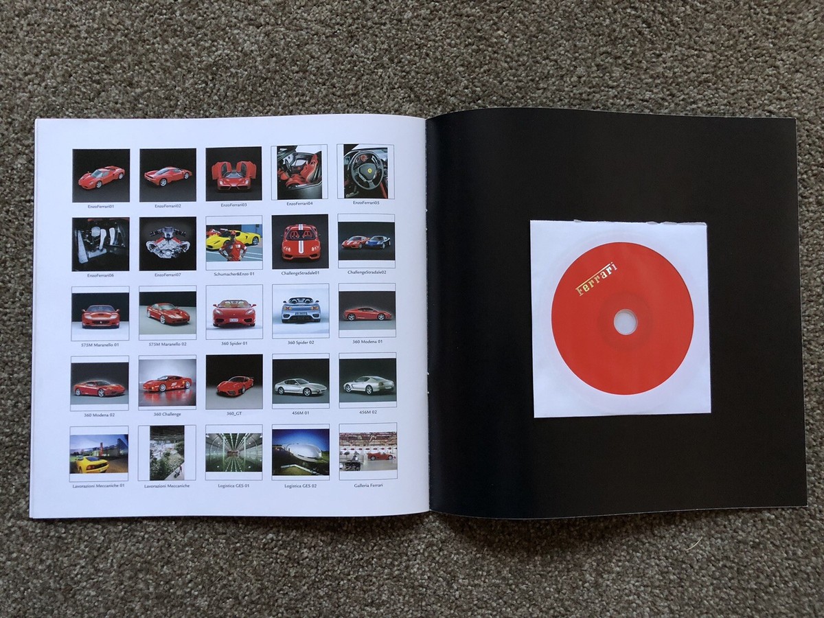 Enzo Ferrari Factory Press Kit Brochure #1917/03 with CD | eBay