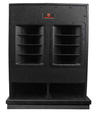 Rockville RBG18FA 18'' 3000 Watt Powered Subwoofer Folded Horn PA/DJ Sub + Riser