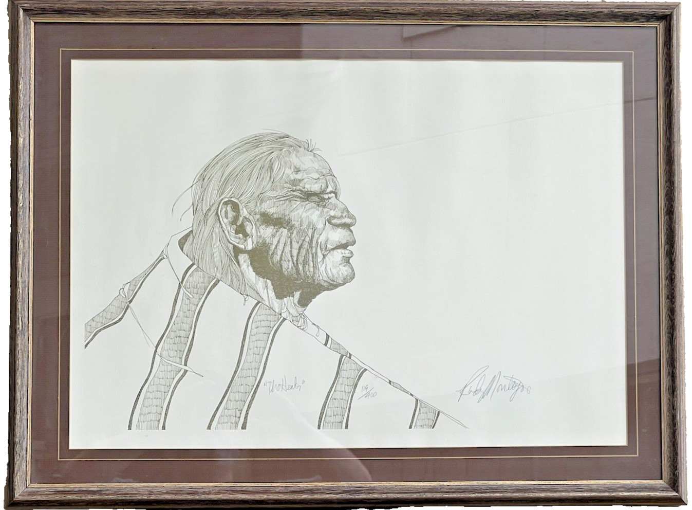 Rudy Montoya Authentic Native American Art - "The Healer" Limited Edition