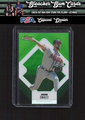 2006 Finest 81 John Smoltz Refractors Green /199