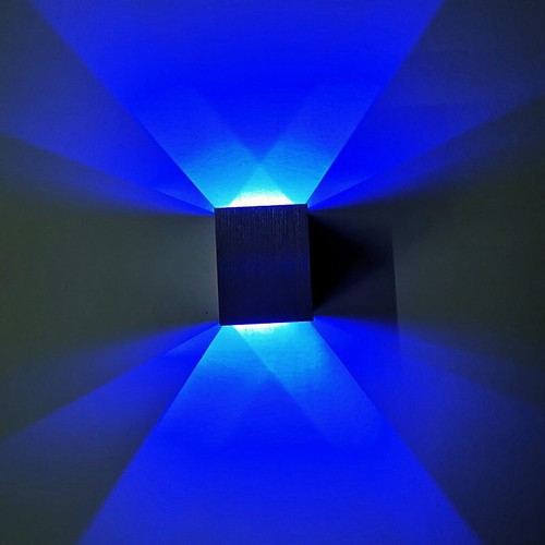 Dimmable/N 3W LED Wall Fixture Light Flush Mounted Lamp Fixture Aluminum Bedroom - Picture 25 of 28
