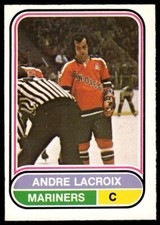 1975-76 O-Pee-Chee WHA NR-MINT Andre Lacroix San Diego Mariners #10