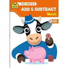 1st 2nd Grade Math Workbook Addition and Subtraction Book for Kid Ages 6 7 8 NEW