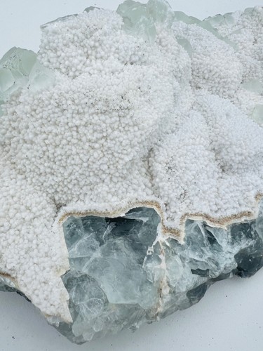 Large 4.61 lb Green Fluorite Crystalline Chalcedony Crystal Rock Specimen - Picture 12 of 13
