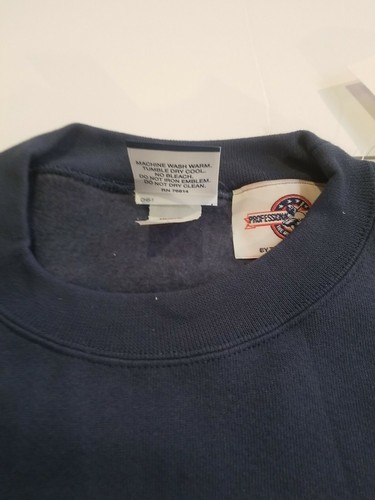 Vintage Blue Rocks Sweatshirt 1997 Nos Salesman sample Size Large Rare New w tag - Picture 5 of 12