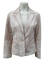 Max & Co Speckled Leather Jacket .. Uk 12 Fits 10