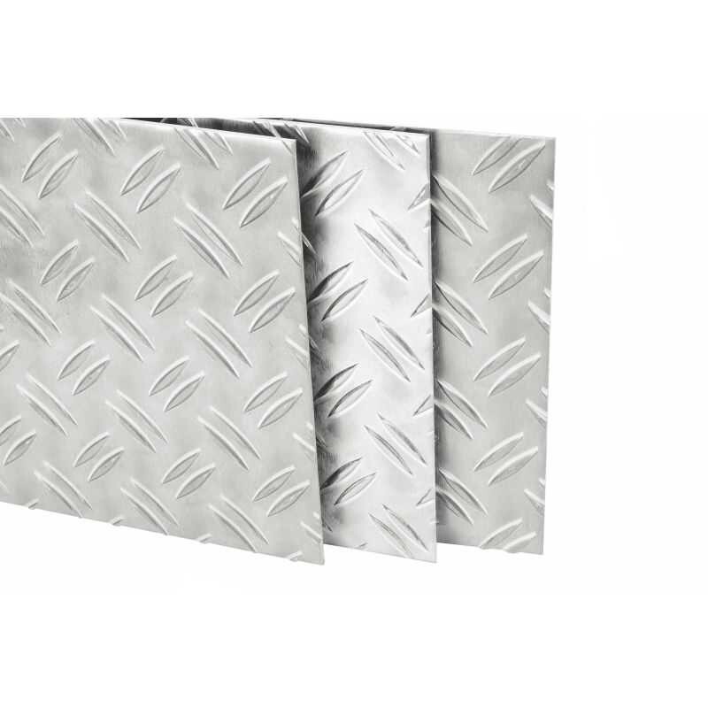 Tôle damier aluminium 1500x3000 - Aménagement fourgon et remorque