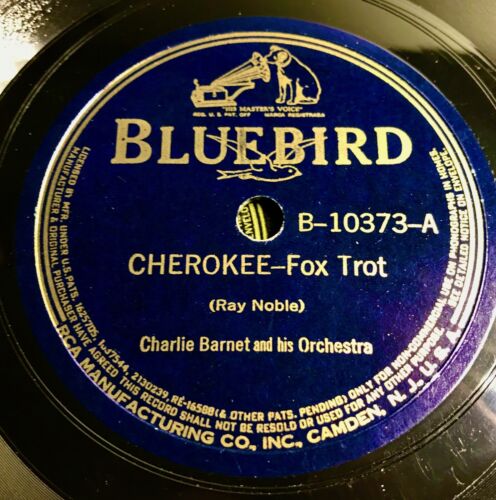 CHARLIE BARNET and his Orchestra on 1939 Bluebird B-10373 - Cherokee - Picture 1 of 1
