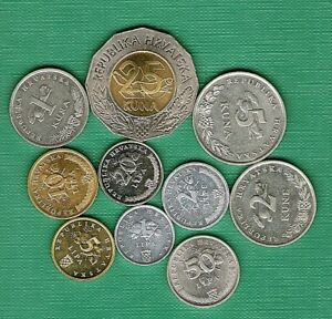50  coins MIX YEAR CROATIA HRVATSKA LOT 50 LIPE  LIPA