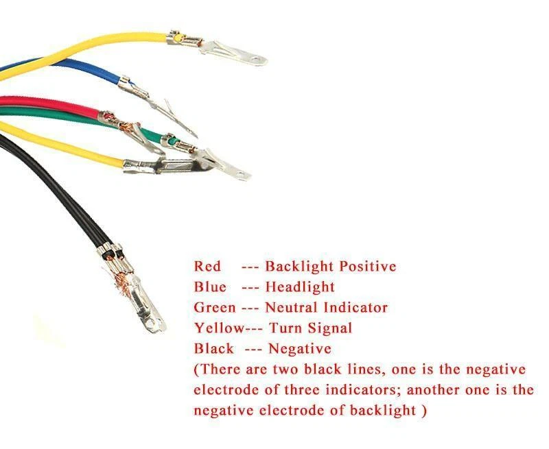 Black Odometer Speedometer Indicator for Harley Davidson XL Sportster 1200 883 Foto 4 de 4