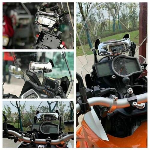 Espejo retrovisor parabrisas 180° para Honda TRANSALP 600V XRV650 CBR250RR CBR959RR - Imagen 8 de 10