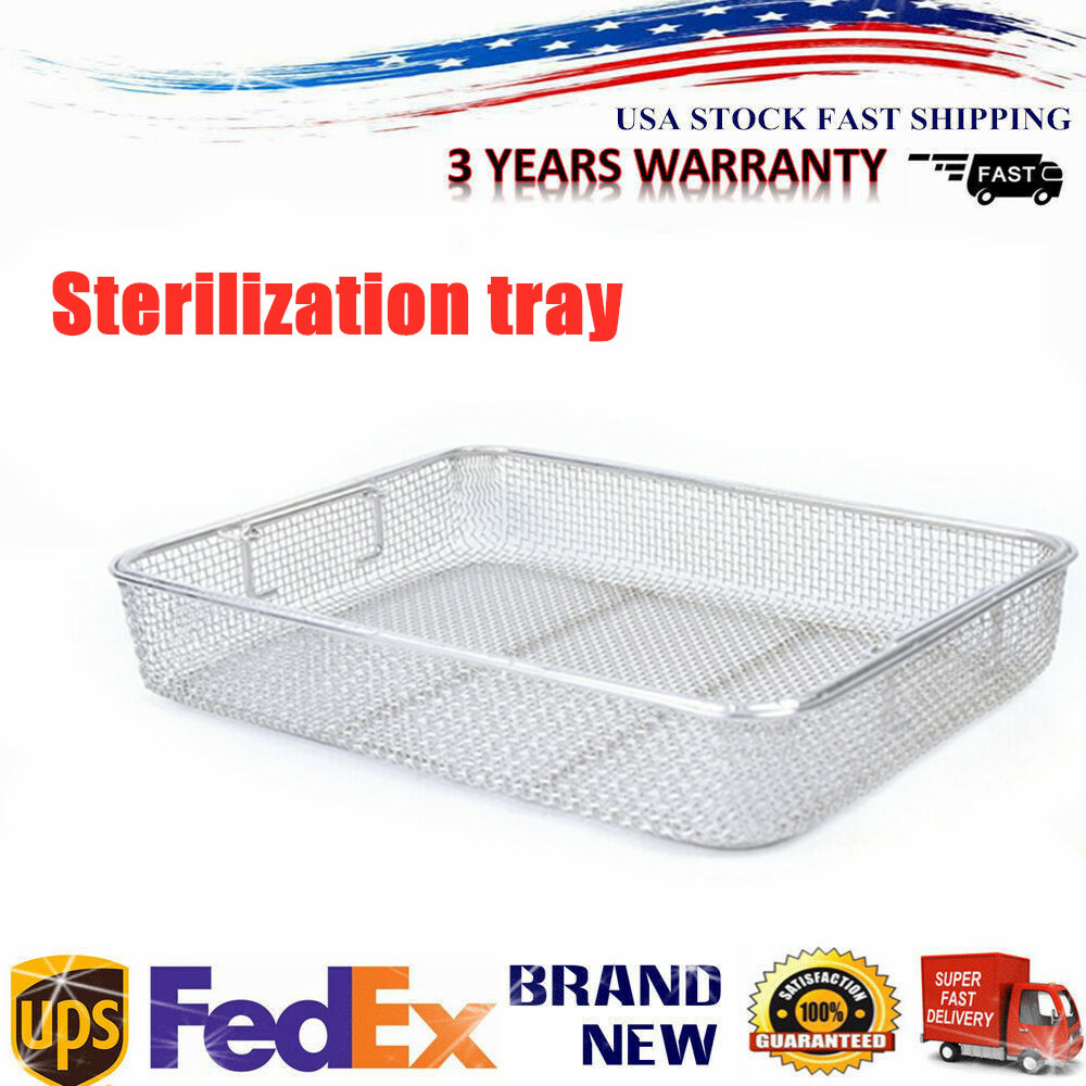 Stainless Steel Wire Instrument Sterilization Baskets 15.75’’*11.8’’*2.75’’