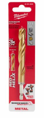 Milwaukee Metric Sizes SHOCKWAVE Titanium Twist Drill Bits 2mm - 13mm