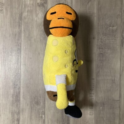 Ape スポンジボブ　milo ストラップ　ぬいぐるみ　エイプ ☆新品☆ スポンジボブ × BAPE マイロ モバイルクリーナー