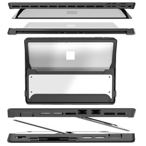 Anti-shock Tablet Protective Case Cover with Bracket For Microsoft Surface Pro 9 - Picture 8 of 10