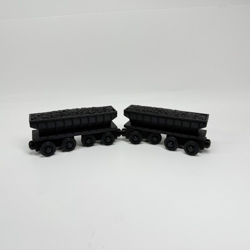 Wooden Railway 2 Black Hopper Train Custom Thomas & Friends Brio - HECTOR - Picture 3 of 7