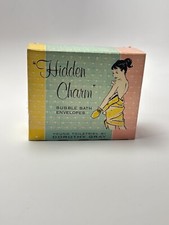 10 VTG Dorothy Gray Hidden Charm Bubble Bath Envelopes Toiletries Water Soften