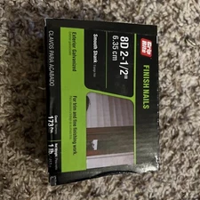 (9) Boxes Of Finish Nails 1 Lb 8D 2 1/2” Exterior Galvanized Smooth Shank