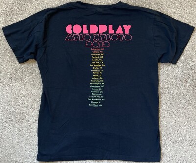 Concert Shirt Collection: Coldplay Mylo Xyloto Tour 2012