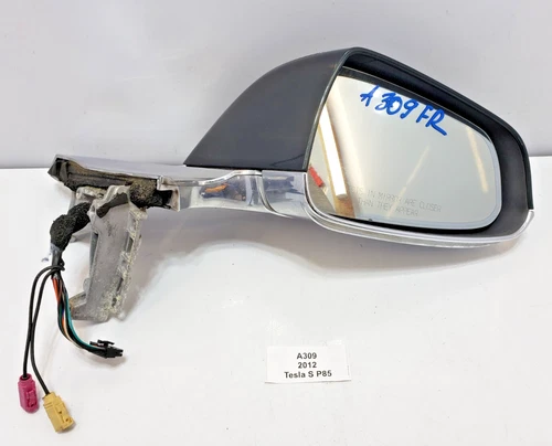 ✅ 12-20 OEM Tesla Model S Right Passenger Door Exterior Side Mirror Green PMSG