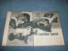 1920 Ford T-bucket Roadster Vintage Hot Rod Article Lunchbox Special Roadster