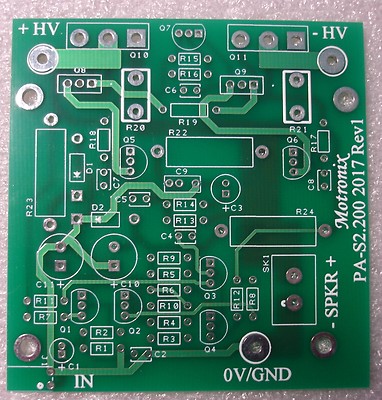 Power Amplifier 2 Boards For Stereo Power Amplifier DIY. Only PCB without parts